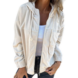 LISA™ – AFSLAPPET FORÅRSJAKKE I LET BOMULDSTWILL