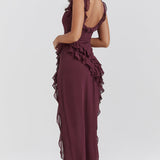 LAUREN™ – ELEGANT MAXIKJOLE MED FLYDENDE SILHUET