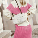 LEANA™ – AFSLAPPET RIBBET TO-DELT SÆT