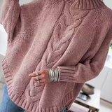 PAMELLA™ – OVERSIZE KABELSTRIK-SWEATER