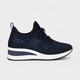 GISELLE™ – ORTOPÆDISKE SNEAKERS MED FUNKLENDE STRASS