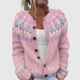 LYRA™ – LET CARDIGAN MED LEGENDE PRINT