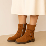 SUEDE LYO™ – KORTE STØVLER I RUSKINDSLOOK