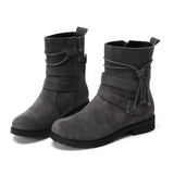 SUEDE LYO™ – KORTE STØVLER I RUSKINDSLOOK