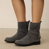 SUEDE LYO™ – KORTE STØVLER I RUSKINDSLOOK