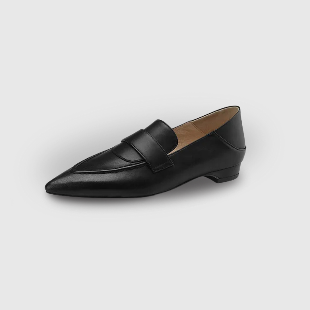 VERA™ – ELEGANTE LAVHÆLEDE SKO MED SPIDS TÅ