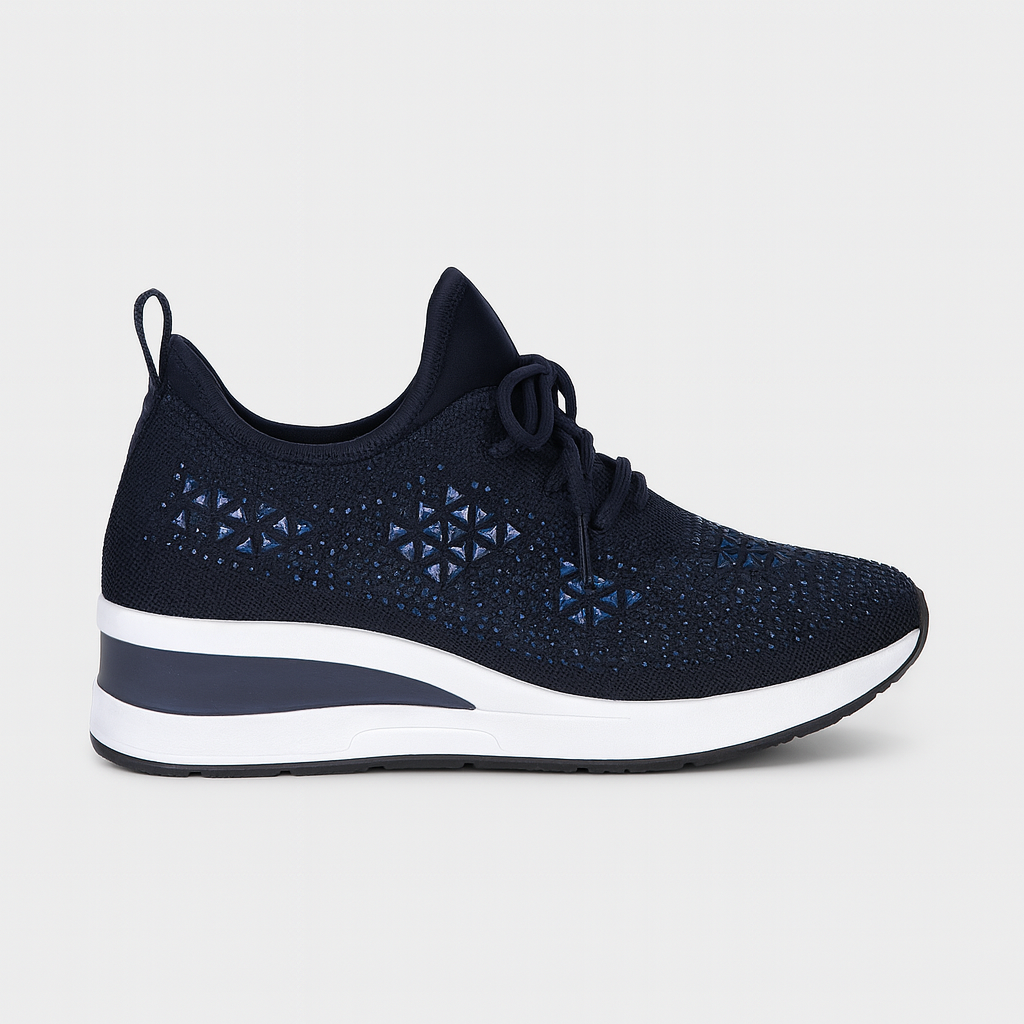 GISELLE™ – ORTOPÆDISKE SNEAKERS MED FUNKLENDE STRASS