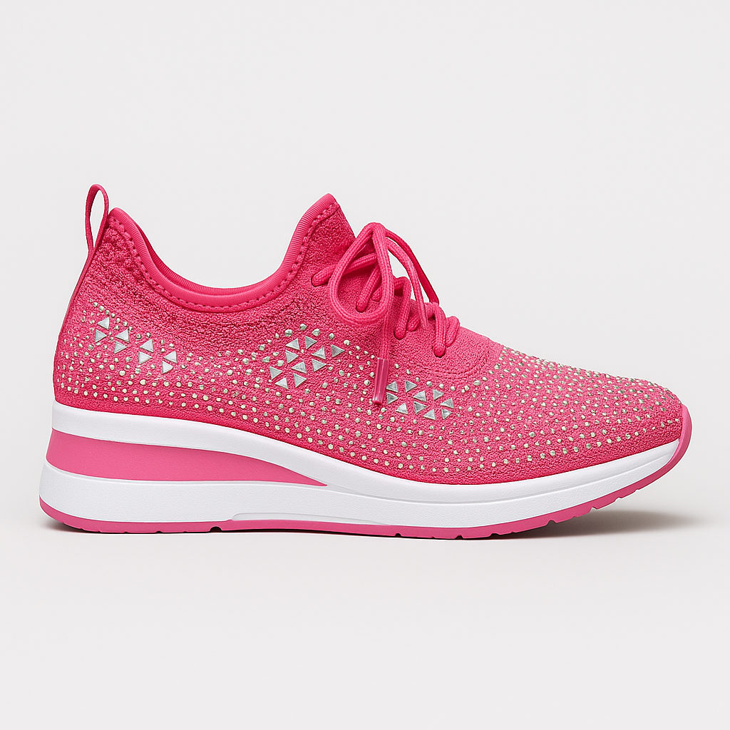GISELLE™ – ORTOPÆDISKE SNEAKERS MED FUNKLENDE STRASS