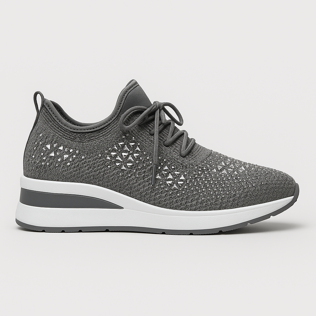 GISELLE™ – ORTOPÆDISKE SNEAKERS MED FUNKLENDE STRASS