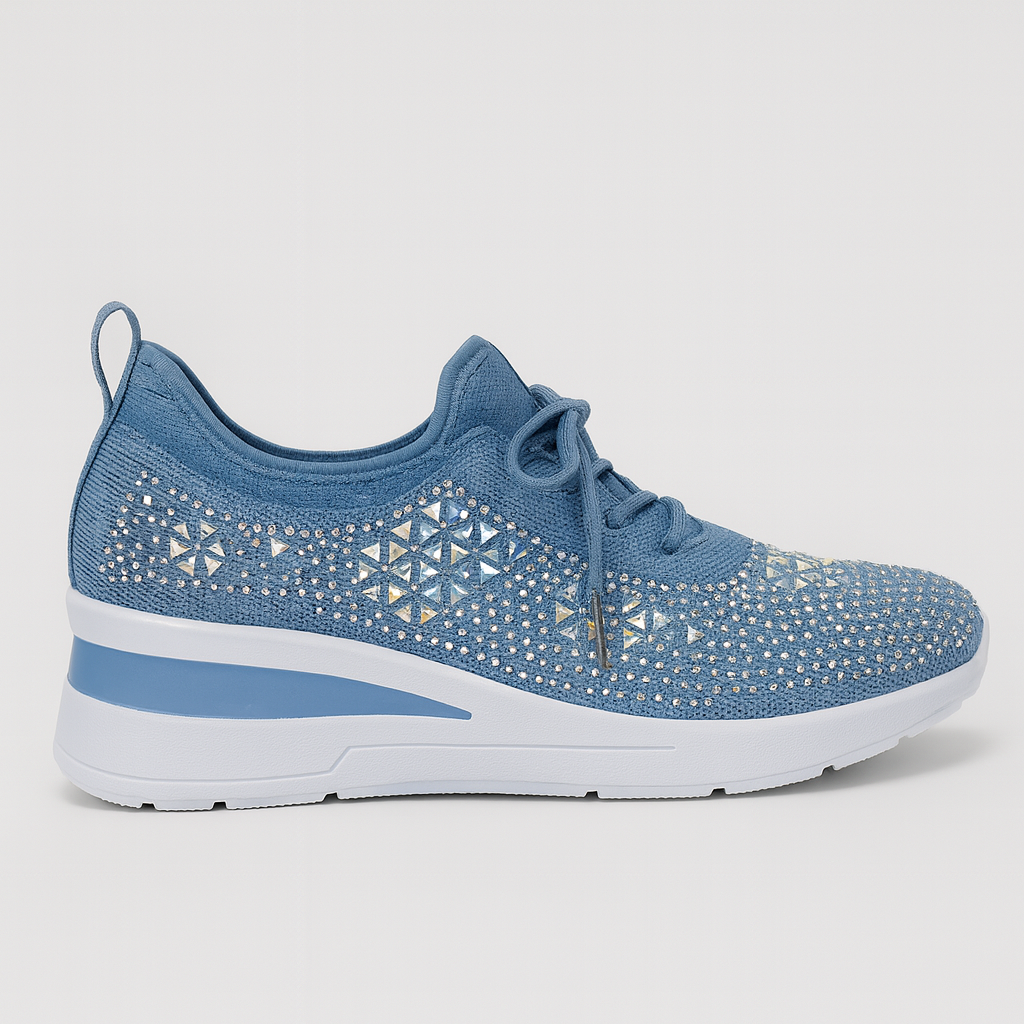 GISELLE™ – ORTOPÆDISKE SNEAKERS MED FUNKLENDE STRASS