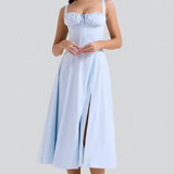 SABRINA™ – KJOLE MED KORSETDETALJE OG MARKERET TALJE