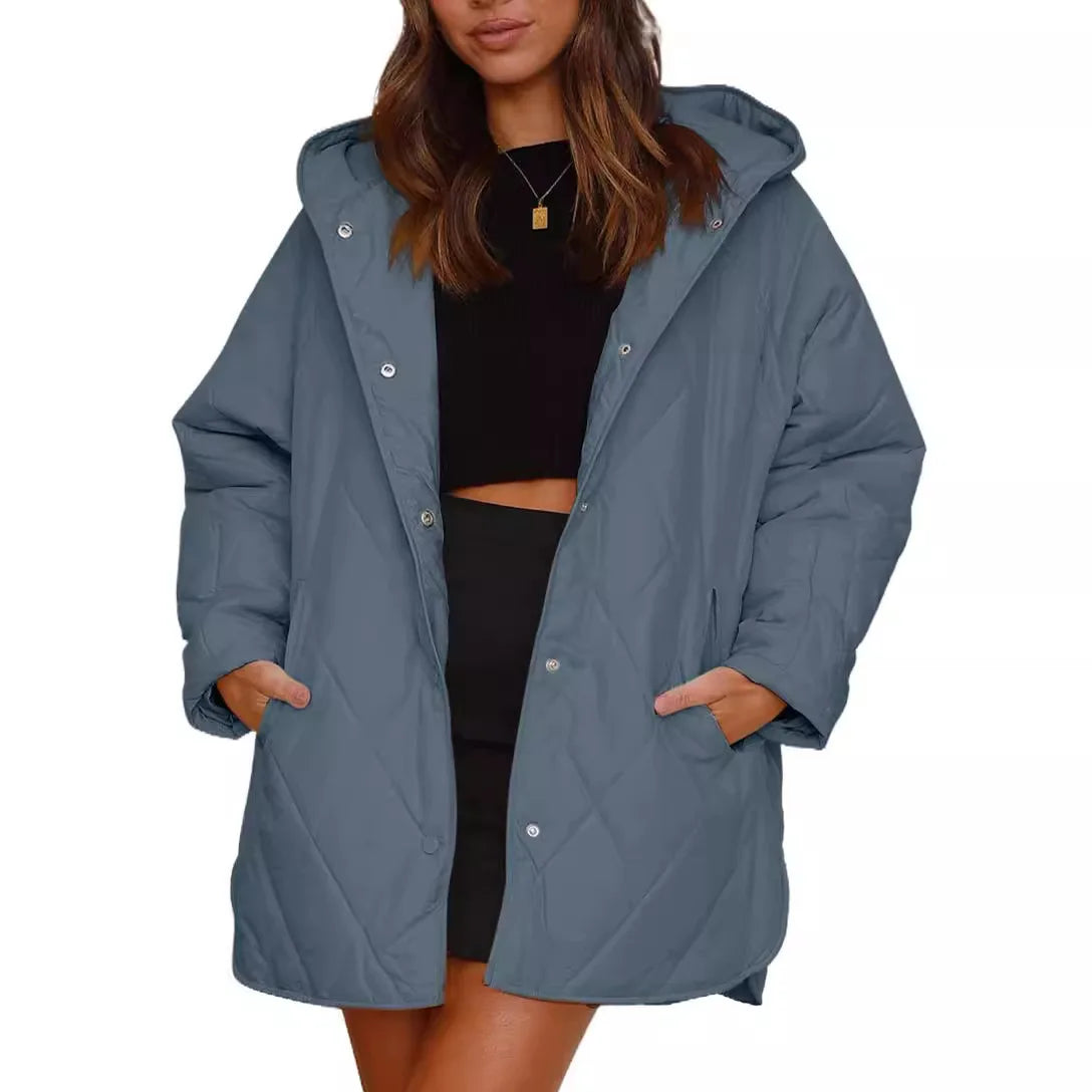 CORVAYA™ – OVERSIZE VINTERJAKKE MED HÆTTE