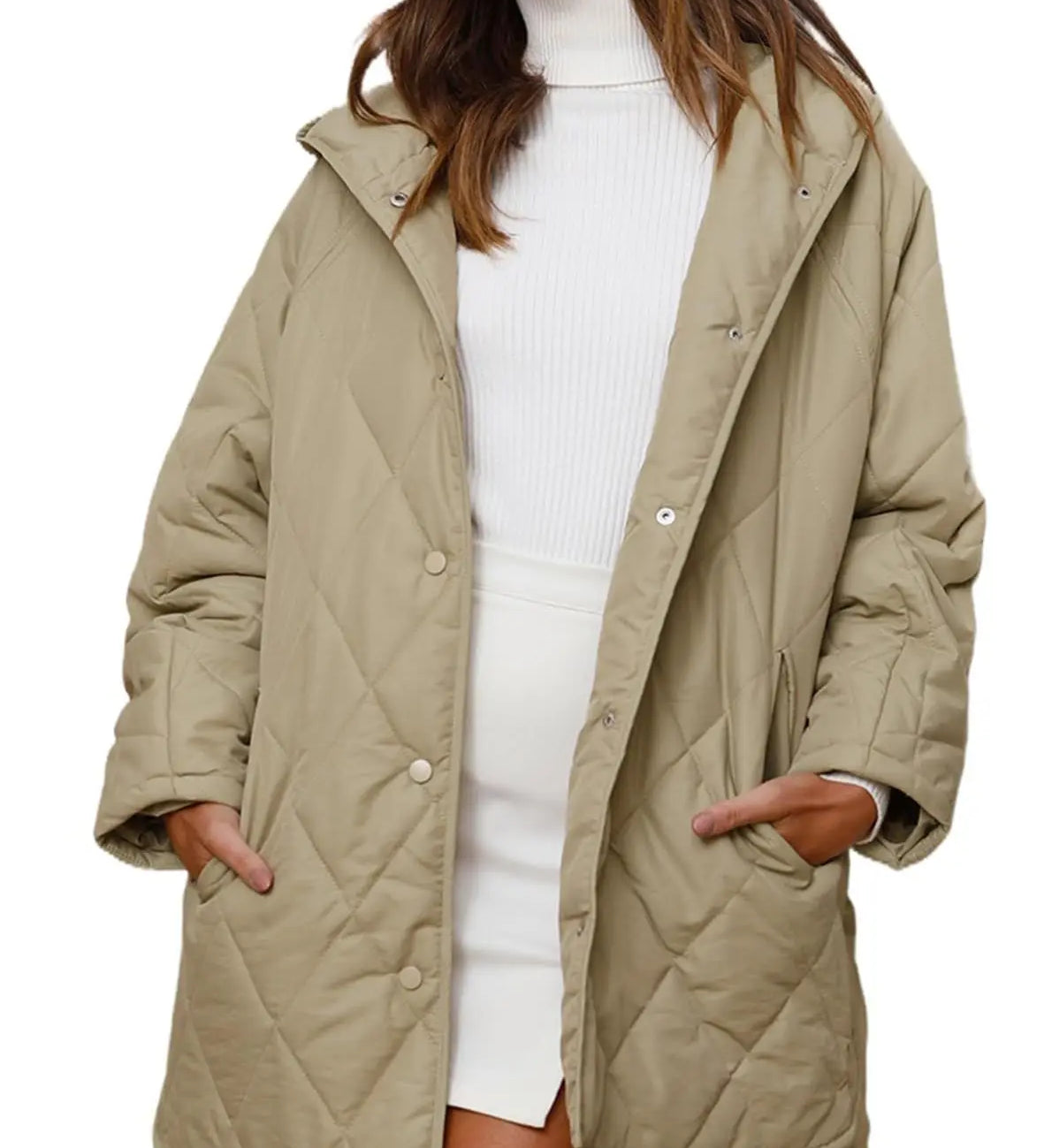 CORVAYA™ – OVERSIZE VINTERJAKKE MED HÆTTE