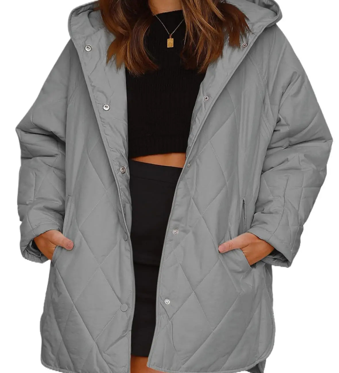 CORVAYA™ – OVERSIZE VINTERJAKKE MED HÆTTE