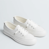 SIENA™ – LAVE CANVAS SNEAKERS MED CASUALT LOOK