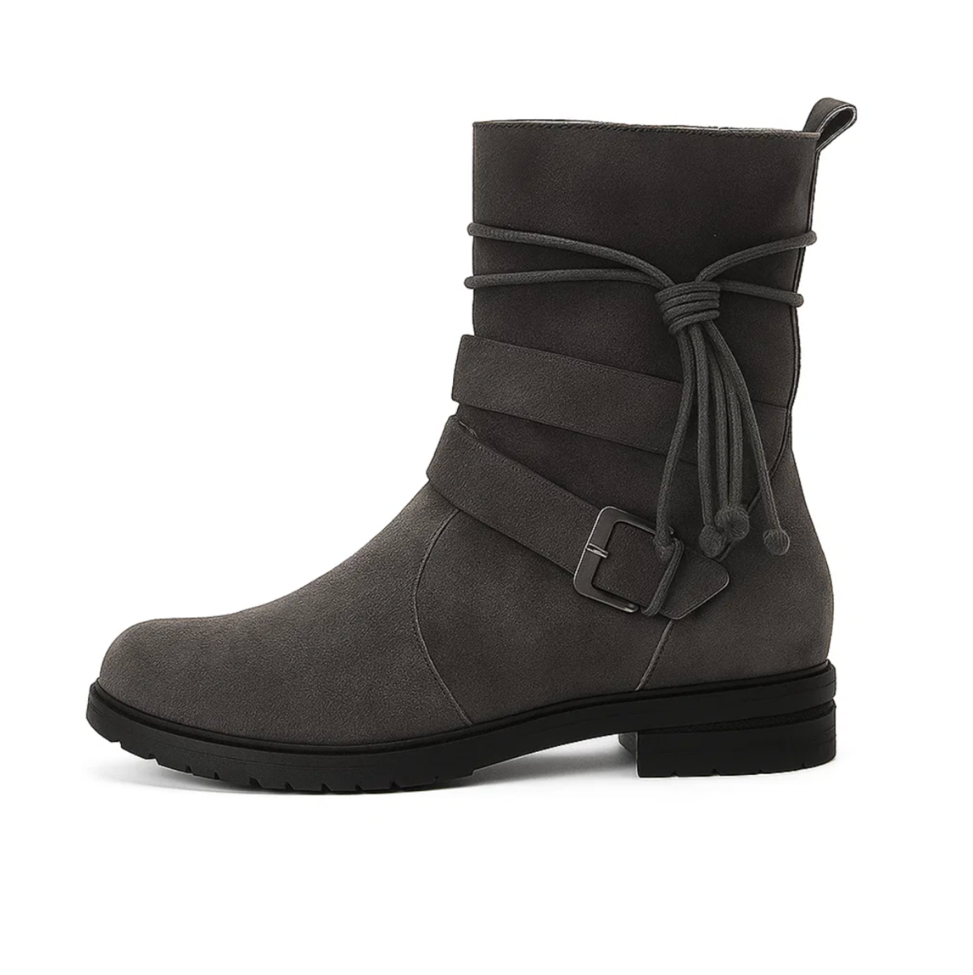 SUEDE LYO™ – KORTE STØVLER I RUSKINDSLOOK