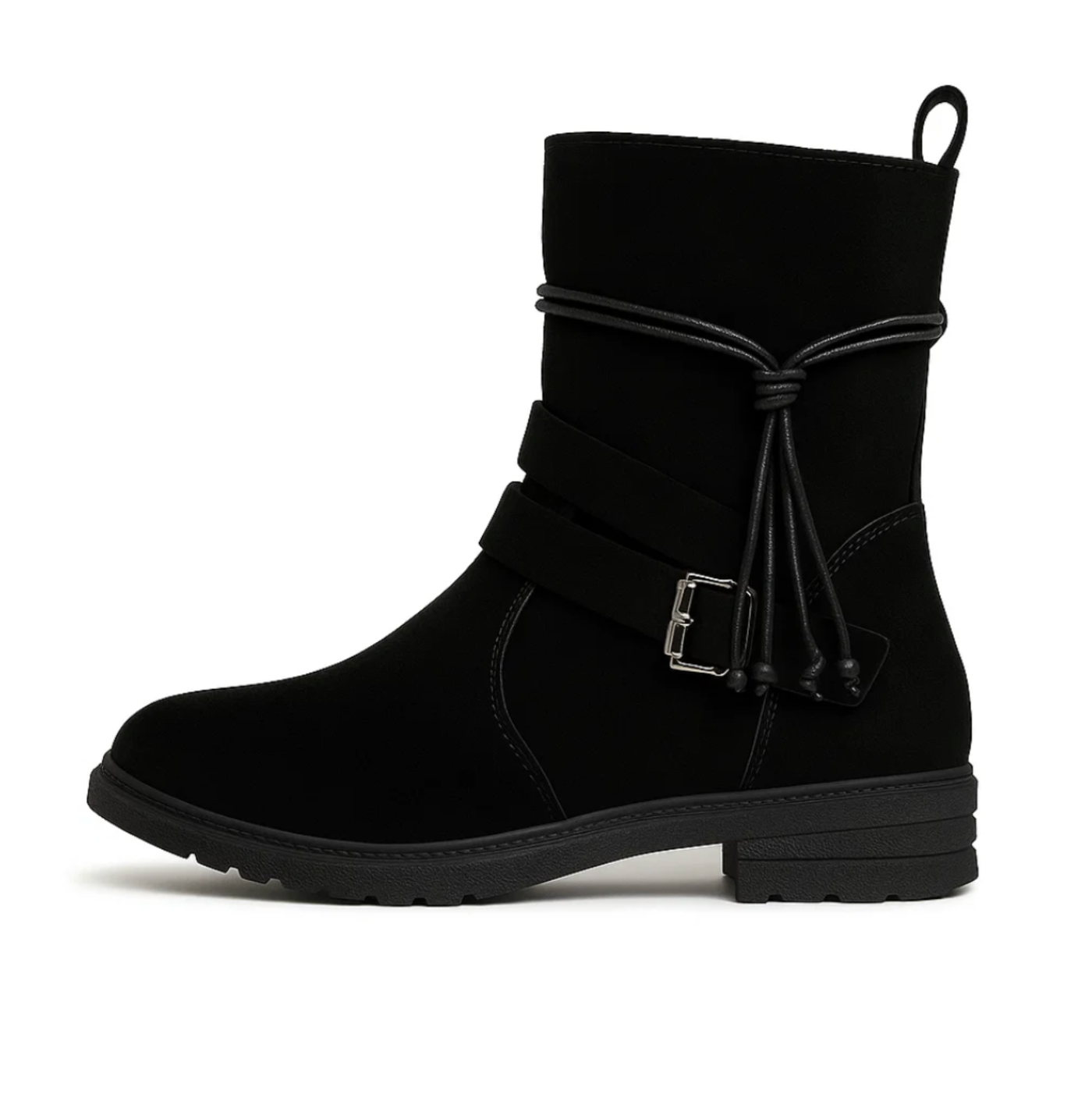 SUEDE LYO™ – KORTE STØVLER I RUSKINDSLOOK