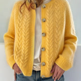 DWINA™ – STRIKKET CARDIGAN MED KNAPPER