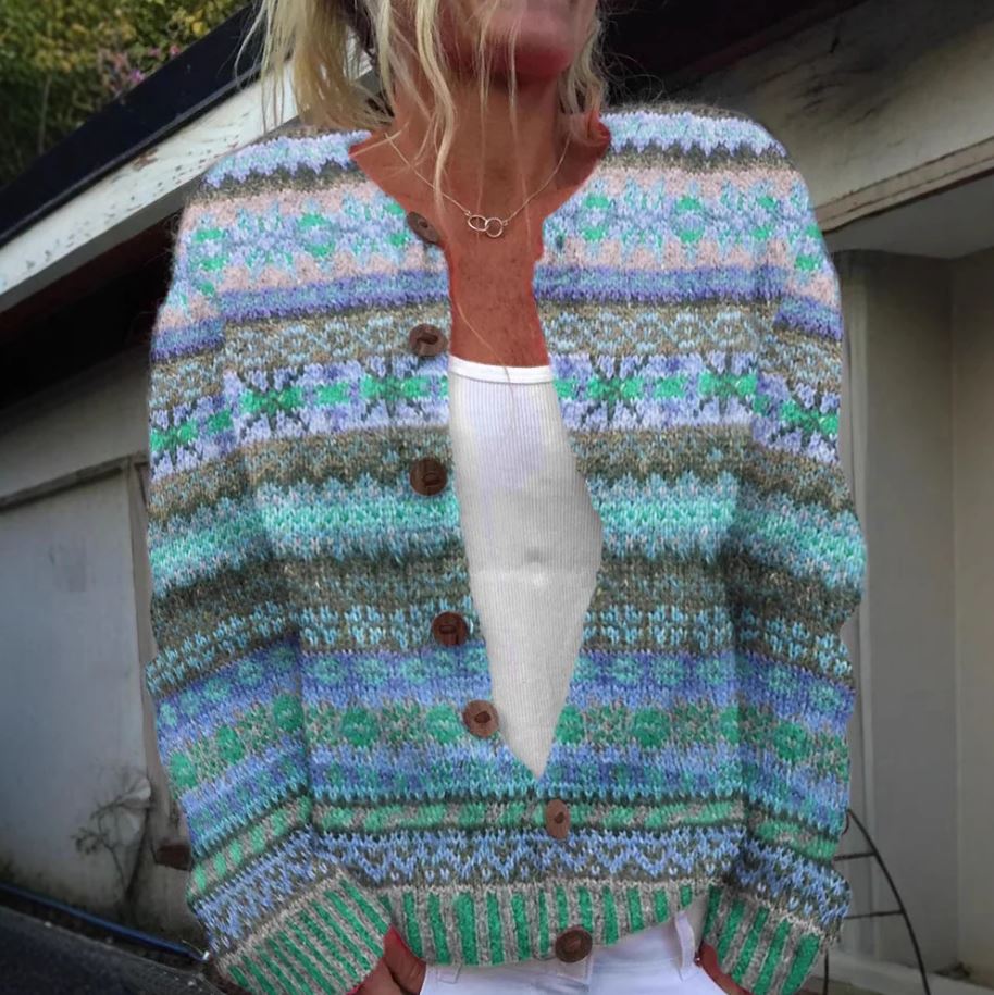 LYRA™ – LET CARDIGAN MED LEGENDE PRINT