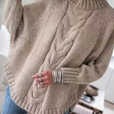 PAMELLA™ – OVERSIZE KABELSTRIK-SWEATER