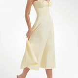 SABRINA™ – KJOLE MED KORSETDETALJE OG MARKERET TALJE